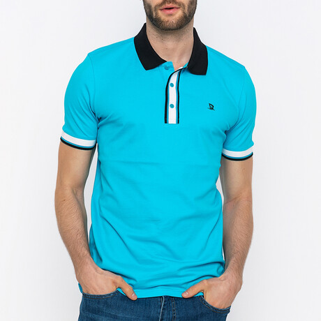 Richmond Short Sleeve Polo Shirt // Turquoise (XS)