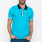 Richmond Short Sleeve Polo Shirt // Turquoise (M)