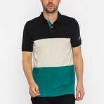 Danny Short Sleeve Polo Shirt // Black (2XL)