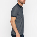Callan Short Sleeve Polo Shirt // Navy + White (S)