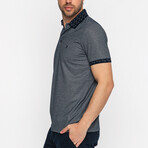 Callan Short Sleeve Polo Shirt // Navy + White (XL)
