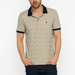 Jackson Short Sleeve Polo Shirt // Beige (S)
