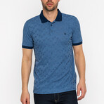 Lyon Short Sleeve Polo Shirt // Indigo (2XL)