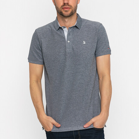 Sawyer Short Sleeve Oxford Polo Shirt // Heather Gray (XS)