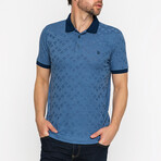 Lyon Short Sleeve Polo Shirt // Indigo (XL)