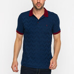 Nestor Short Sleeve Polo Shirt // Navy (S)