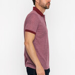 Connor Short Sleeve Polo Shirt // Bordeaux (M)