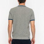 Franco Knitwear Polo Shirt // Gray Melange (2XL)