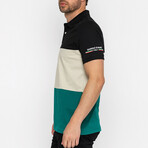 Danny Short Sleeve Polo Shirt // Black (2XL)