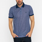 Derek Short Sleeve Polo Shirt // Indigo (S)