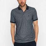 Callan Short Sleeve Polo Shirt // Navy + White (3XL)