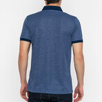 Jaime Short Sleeve Polo Shirt // Indigo (L)