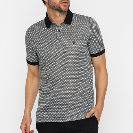 Griffin Short Sleeve Polo Shirt // Gray (XS)