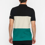 Danny Short Sleeve Polo Shirt // Black (M)