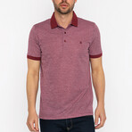 Connor Short Sleeve Polo Shirt // Bordeaux (2XL)