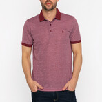 Connor Short Sleeve Polo Shirt // Bordeaux (M)