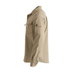Outdoor Shirt With Pockets // Khaki (2X-Large)