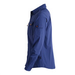 Cresta // Outdoor Shirt With Pockets // Navy (S)