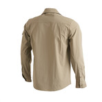 Cresta // Outdoor Shirt With Pockets // Khaki (2X-Large)