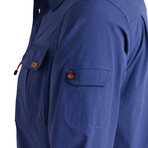 Cresta // Outdoor Shirt With Pockets // Navy (S)