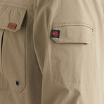 Outdoor Shirt With Pockets // Khaki (XL)