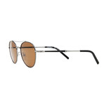 Men's SF224S Sunglasses // Shiny Dark Gunmetal + Black