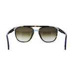 Men's SF944S Sunglasses // Havana + Blue