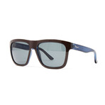 Ferragamo // Men's SF769S Sunglasses // Brown + Denim