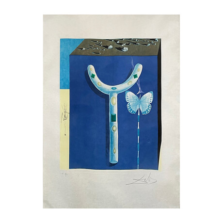 Salvador Dali // Surrealistic Crutches (Crosse Surréaliste)  // 1971