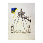 Salvador Dali // Space Elephant (L'Éléphant de l'Espace) // 1971