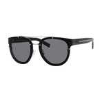 Men's BLACKTIE143S Sunglasses // Crystal Black + Gray