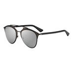 Women's DIORREFLECTED Sunglasses // Brown + Silver