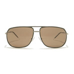 Men's DIOR0184FS Sunglasses // Khaki + Brown