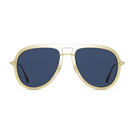 Women's DIORULTIME1 Sunglasses // Gold + Blue