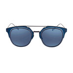 Men's DIORCOMPOSIT1-0 Sunglasses // Blue Gray + Blue