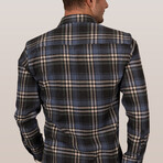 Lumberjack Slim Fit Shirt // Navy Blue (Small)