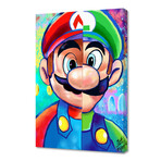 Super Mario and Luigi (12"H x 8"W x 0.75"D)