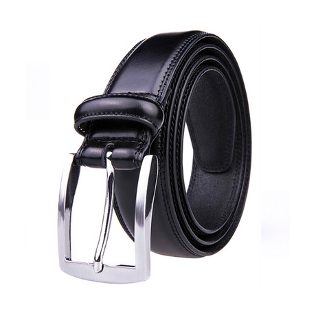 Genuine Leather Dress Belt // Black (30)