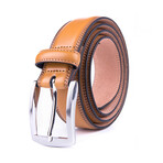 Genuine Leather Dress Belt // Tan (30)