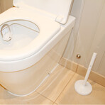 FlushBrush // Self-Cleaning Toilet Brush Kit (White)