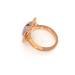 Giulietta E Romeo 18k Rose Gold + Amethyst Ring // Ring Size 6.25 // Store Display