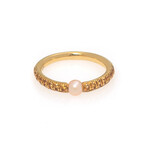 Nagai Sirenette 18k Yellow Gold + Pearl Ring II // Store Display (Ring Size 6.5)
