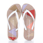 Spot Flip Flop // White + Rose (EU Size 40)