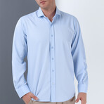 Tejay Button Up Shirt // Blue (Small)