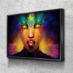 The Awakening (16"H x 20"W x 1.5"D // Floating Frame)