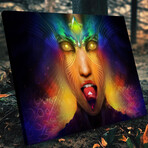 The Awakening (16"H x 20"W x 1.5"D // Floating Frame)