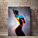 Digital Seduction (16"H x 20"W x 1.5"D // Floating Frame)