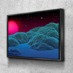 Digital Dunes (16"H x 20"W x 1.5"D // Floating Frame)