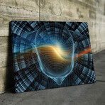 Brain Waves (16"H x 20"W x 1.5"D // Floating Frame)