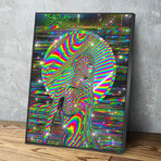 Devine Feminine (16"H x 20"W x 1.5"D // Floating Frame)